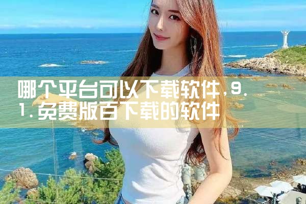 哪个平台可以下载软件